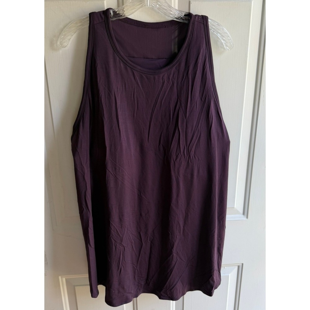 Shebird NWOT Women's Purple The Freedom Racerback Bra Tank with Built-in Support